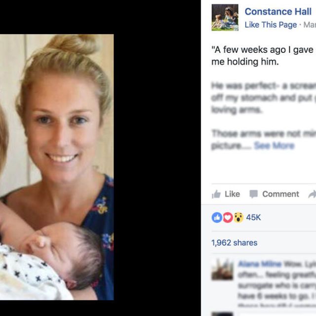 viral surrogate mom facebook post