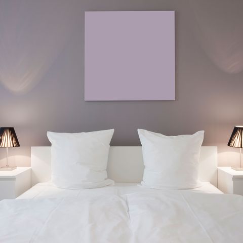 Bedroom, White, Room, Furniture, Bed, Interior design, Bed sheet, Wall, Property, Bed frame, 