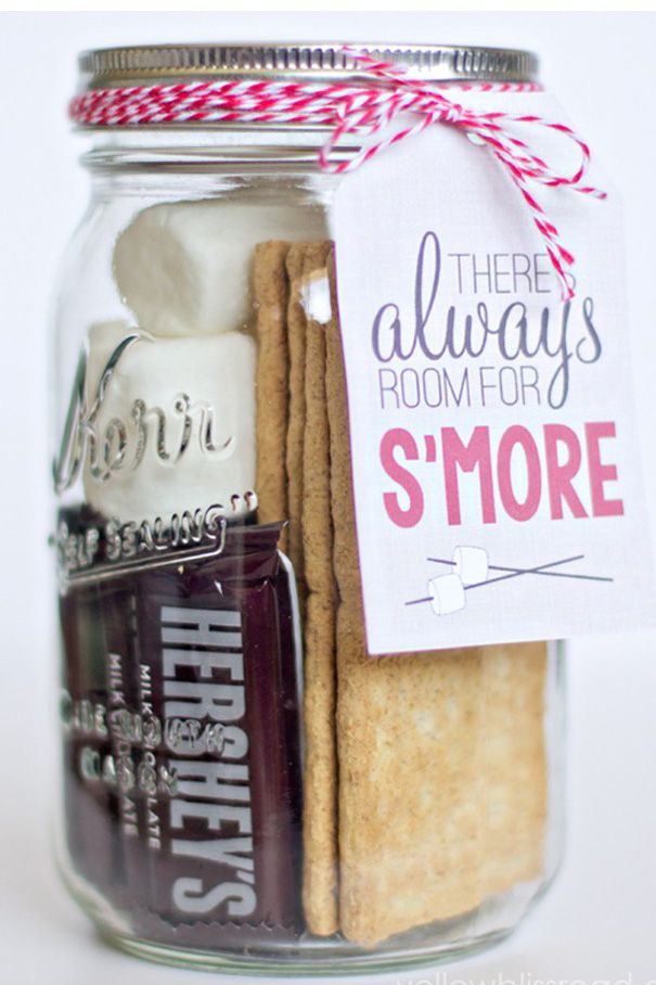 33 Cute Mother S Day Gifts In Mason Jars Best Mother S Day Gift Ideas   Smores Mason Jar 