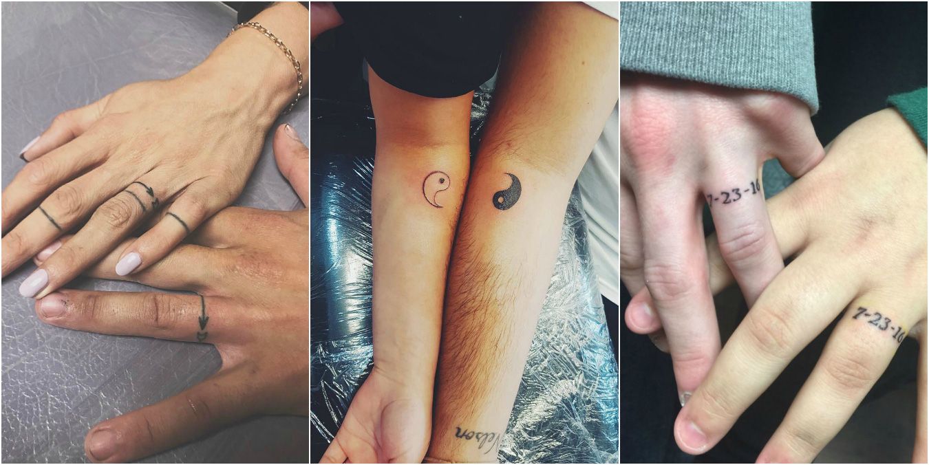 Married couple gets wedding anniversary tattoos husband gets wrong date