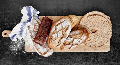 <p>Refined <a href="http://www.redbookmag.com/body/healthy-eating/a47131/zero-carb-diet-kelly-hogan/" target="_blank" data-tracking-id="recirc-text-link">carbs</a>, like white bread, white <a href="http://www.redbookmag.com/life/g3929/celebrities-eating-pasta/" target="_blank" data-tracking-id="recirc-text-link">pasta</a>, and white rice, cause a drastic spike in blood sugar. (That's why you get the crash, too.) Complex carbs are much better. These foods have more fiber, which is absorbed slowly, providing a steady stream of energy. Having them with protein and fat does even more to keep your body on an even keel. Look for whole grains on the label of breads, pastas, and cereals, as well as grains like <a href="http://www.redbookmag.com/food-recipes/features/g2631/healthy-quinoa-comfort-food/http://www.redbookmag.com/food-recipes/features/g2631/healthy-quinoa-comfort-food/" target="_blank" data-tracking-id="recirc-text-link">quinoa</a> and brown rice.</p><p>You don't have to swear off refined carbs completely, but limit yourself to one portion per day, and be sure to get fiber from another source. You can find it in foods like beans or <a href="http://www.redbookmag.com/body/healthy-eating/g3519/10-vegetables-arent-good-for-you/" target="_blank" data-tracking-id="recirc-text-link">vegetables</a>.</p><p><strong data-redactor-tag="strong" data-verified="redactor">RELATED:&nbsp;</strong><span class="redactor-invisible-space" data-verified="redactor" data-redactor-tag="span" data-redactor-class="redactor-invisible-space"></span><a href="http://www.redbookmag.com/body/healthy-eating/g4222/what-you-need-to-know-about-calories/"></a><strong data-redactor-tag="strong" data-verified="redactor"><a href="http://www.redbookmag.com/body/healthy-eating/g4222/what-you-need-to-know-about-calories/" target="_blank" data-tracking-id="recirc-text-link">Everything You Need to Know About Calories</a></strong></p>