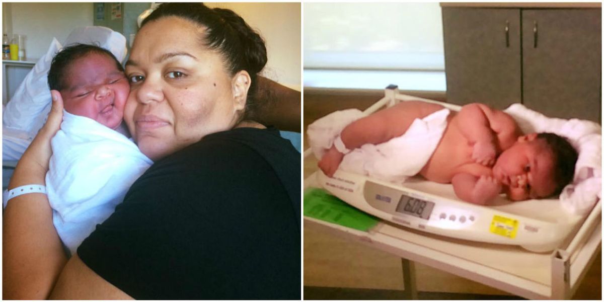 Woman Gives Birth Naturally to Nearly 14-Pound Baby