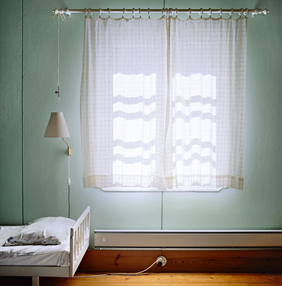 Curtain, Window treatment, Interior design, Window covering, Room, Textile, Window, Furniture, Shade, Floor, 