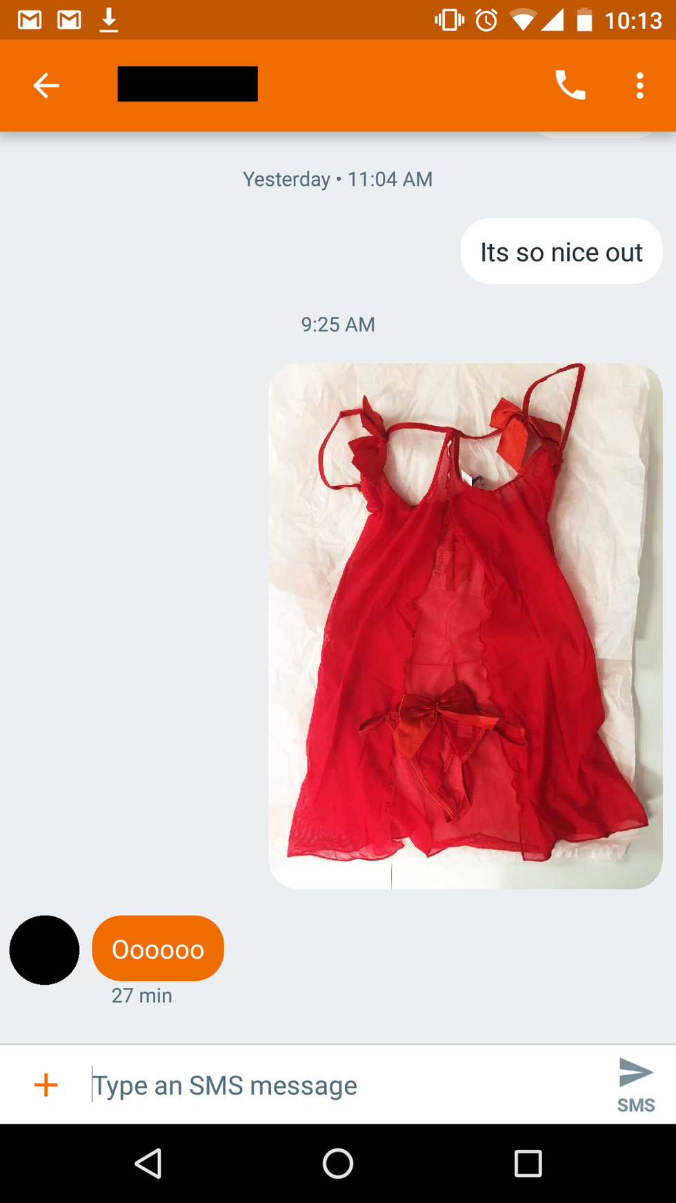lingerie text