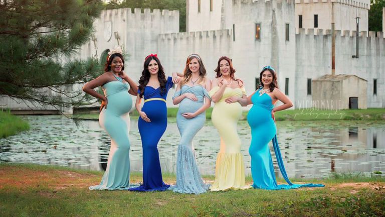 Disney Princess Maternity Photo Shoot Vic and Marie Photography