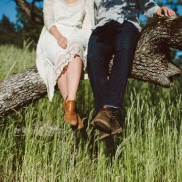 People in nature, Photograph, Grass, Tree, Beauty, Grass family, Cowboy boot, Footwear, Photography, Grassland, 