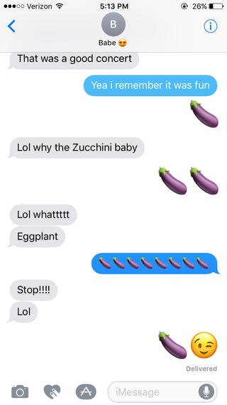 Heres What Happened When 8 Women Texted Their Partners The Eggplant Emoji