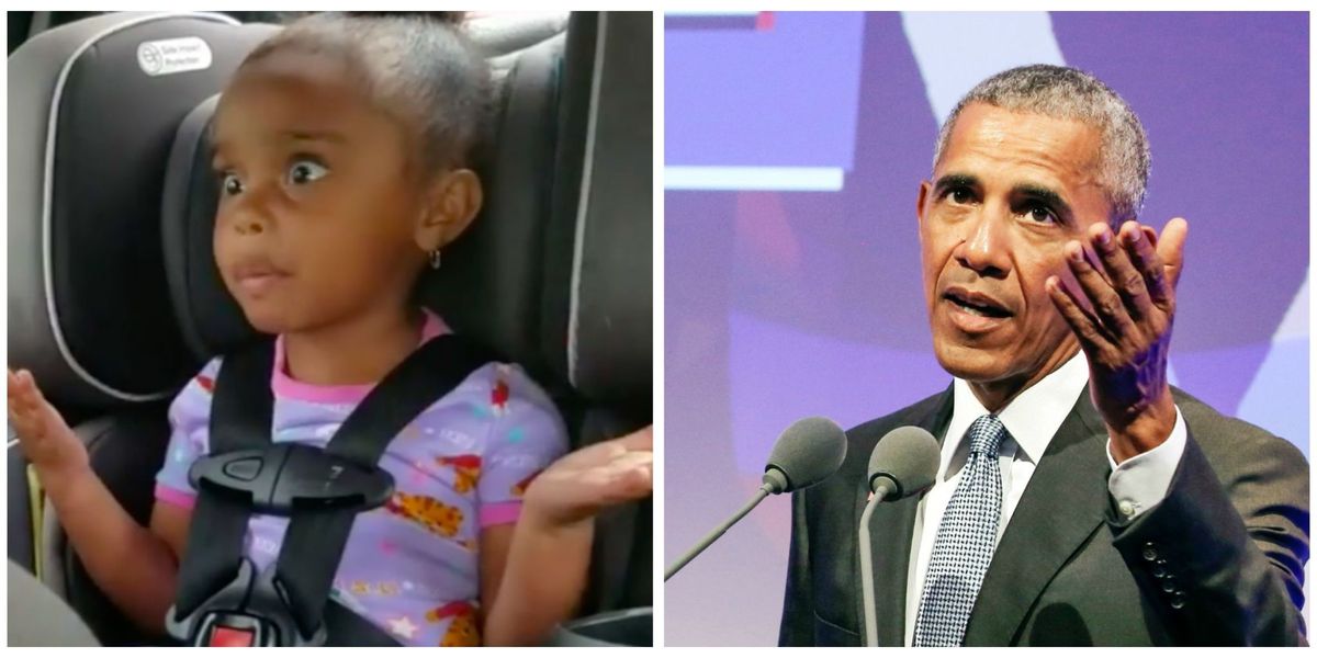 Barack Obama little girl