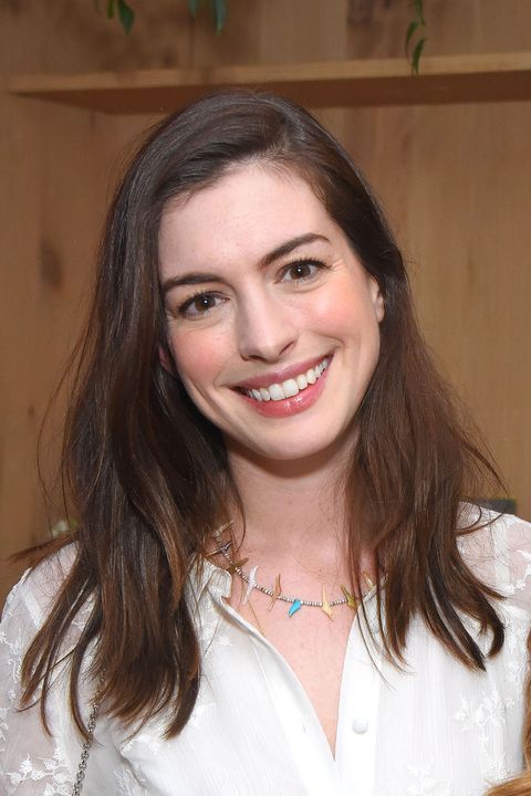 <p><a href="http://www.redbookmag.com/life/news/a49018/anne-hathaway-julie-andrews-princess-diaries-3/" target="_blank" data-tracking-id="recirc-text-link">Anne Hathaway</a>'s&nbsp;shade&nbsp;is just the right darkness&nbsp;to bring out her brown eyes.&nbsp;</p>