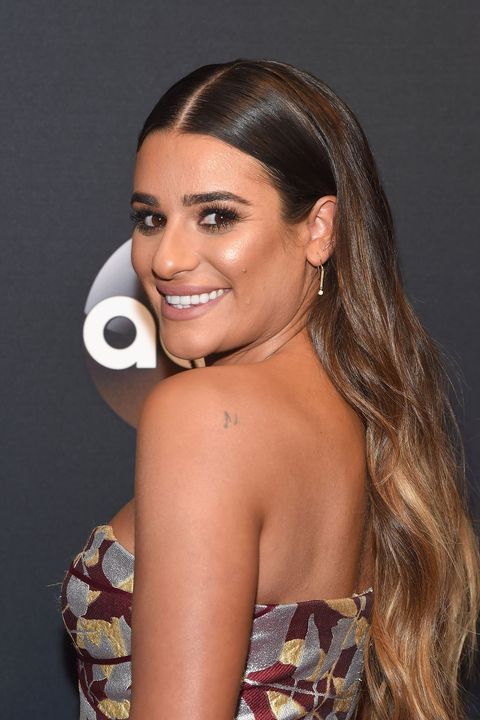 <p>Another girl who uses&nbsp;ombre to her total advantage, <a href="http://www.redbookmag.com/body/healthy-eating/a45455/what-lea-michele-ate-to-get-in-the-best-shape-of-her-life/" target="_blank" data-tracking-id="recirc-text-link">Lea Michelle</a>&nbsp;styles her hair with a subtle wave to complement the color.&nbsp;</p>