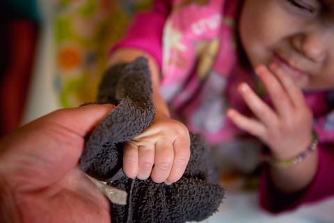 Finger, Nail, Child, Hand, Pink, Wool, Thumb, Toddler, Baby, Play, 