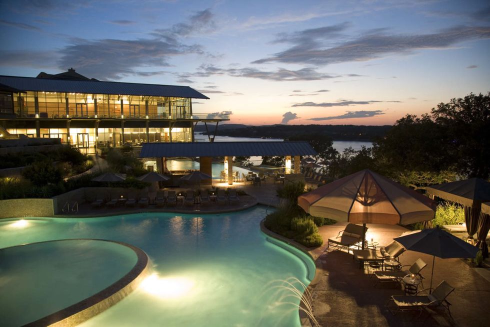 <p>Days have a way of feeling very long (in a good way) in the easygoing village of Lakeway on serene Lake Travis, 25 miles outside of the greater Austin area. Cozy up in your very own slice of Hill Country paradise at&nbsp;<a href="http://www.lakewayresortandspa.com" target="_blank" data-tracking-id="recirc-text-link">Lakeway Resort and Spa</a>, which also has three freshwater swimming pools if you need a break from Lake Travis' many water sports or sailing charters. Hungry? <a href="https://erniesonthelake.com/" target="_blank" data-tracking-id="recirc-text-link">Ernie's on the Lake</a>&nbsp;is a glass-enclosed oasis that seriously brings the party. Craving a BYO adventure? Pack a picnic and hit up one of Lake Travis' lush&nbsp;<a href="https://laketravis.com/best-lake-travis-parks/" target="_blank" data-tracking-id="recirc-text-link">parks</a>.</p><p><em data-redactor-tag="em" data-verified="redactor">For more information, visit&nbsp;<a href="https://laketravis.com/">laketravis.com</a>.</em></p>
