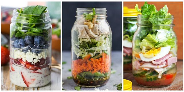 Harvest Fall Salad In a Jar: A Make-Ahead Mason Jar Salad - Live Simply