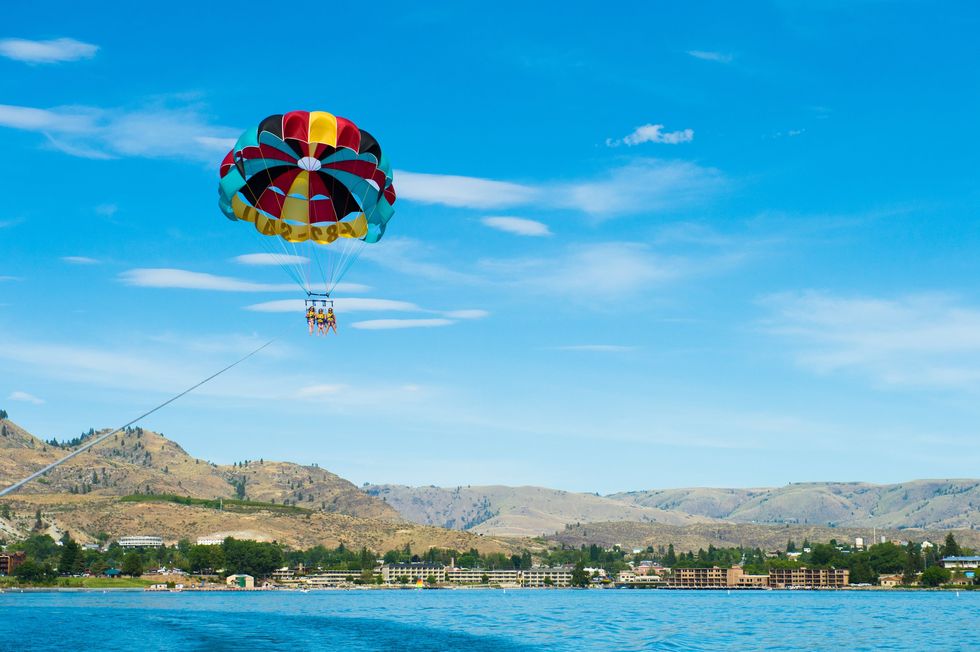 <p>If Lake Chelan isn't on your radar, you're missing out. Unpack at&nbsp;<a href="https://wapatopoint.com/" target="_blank" data-tracking-id="recirc-text-link">Wapato Point Resort</a>&nbsp;(the Wapato Family has owned the lakeside property for over 100 years), before deciding on your itinerary, which could include&nbsp;hiking, whitewater rafting with <a href="http://www.riverrecreation.com/" target="_blank" data-tracking-id="recirc-text-link">River Recreation</a>,<span class="redactor-invisible-space" data-verified="redactor" data-redactor-tag="span" data-redactor-class="redactor-invisible-space"></span>&nbsp;a trip to the&nbsp;<a href="http://www.skydivechelan.com/winery-jump.html" target="_blank" data-tracking-id="recirc-text-link">Tandem Winery Skydive</a>, or power boating back at the resort. When you need a jolt of caffeine,&nbsp;there's&nbsp;<a href="http://www.lakechelancoffeecompany.com/" target="_blank" data-tracking-id="recirc-text-link">Lake Chelan Coffee Company</a>, or head to &nbsp;<a href="https://www.facebook.com/AShotOfGratitude/" target="_blank" data-tracking-id="recirc-text-link">A Shot of Gratitude</a>&nbsp;where locals congregate on the patio sipping loaded Bloody Marys and digging into the scrumptious mac and cheese.<span class="redactor-invisible-space" data-verified="redactor" data-redactor-tag="span" data-redactor-class="redactor-invisible-space"></span></p><p><em data-redactor-tag="em" data-verified="redactor">For more information, visit&nbsp;<a href="http://www.lakechelan.com/">lakechelan.com</a>.</em></p>
