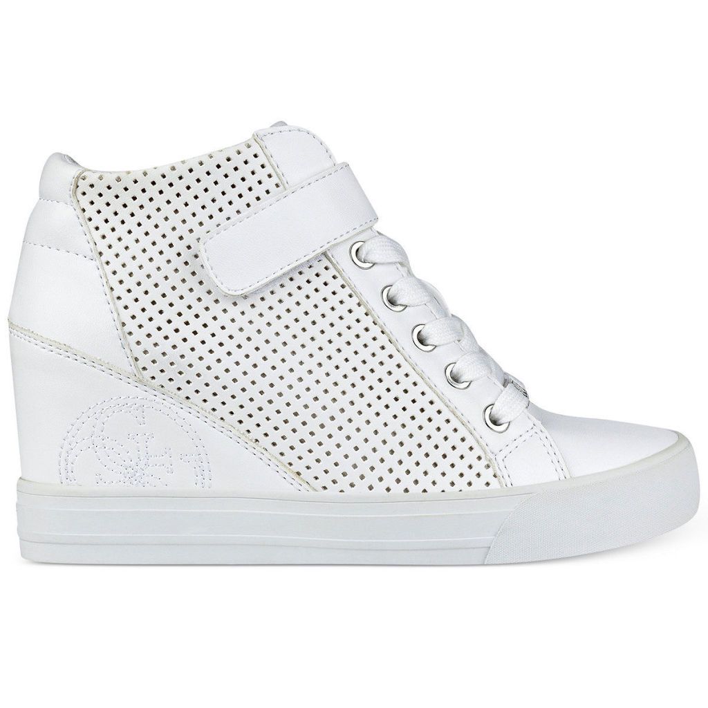 Guess decia hotsell wedge sneakers