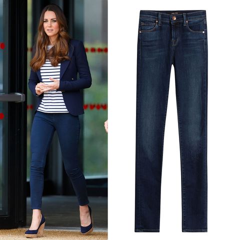 <p>Kate is known for <a href="http://www.redbookmag.com/body/health-fitness/news/a33213/kate-middleton-weight-loss/" target="_blank" data-tracking-id="recirc-text-link">wearing&nbsp;skinny jeans</a>&nbsp;regularly, and in different shades depending on the occasion. Her favorite brand is J Brand, and she prefers the 811 cut. &nbsp;($158; <a href="https://www.shopbop.com/811-mid-rise-skinny-jeans/vp/v=1/1586874981.htm" target="_blank" data-tracking-id="recirc-text-link">shopbop.com</a>)</p><p><strong data-redactor-tag="strong" data-verified="redactor"><a href="https://www.shopbop.com/811-mid-rise-skinny-jeans/vp/v=1/1586874981.htm" target="_blank" class="slide-buy--button" data-tracking-id="recirc-text-link"></strong><br></p>