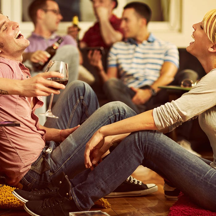 Face, Nose, Ear, Leg, Trousers, Shoe, Sitting, Jeans, Social group, Denim, 