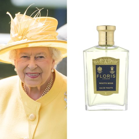 <p>Floris is the Queen's <a href="http://www.telegraph.co.uk/beauty/people/revealed-the-queens-favourite-beauty-products/" target="_blank" data-tracking-id="recirc-text-link">favorite perfumer</a>, and she's been loyal to the company for years. They've&nbsp;even made her custom scents for her birthday! ($83;&nbsp;<a href="https://www.amazon.com/Floris-White-Rose-WOMEN-Spray/dp/B005D83M22" target="_blank" data-tracking-id="recirc-text-link">amazon.com</a>)</p><p><a href="https://www.amazon.com/Floris-White-Rose-WOMEN-Spray/dp/B005D83M22?tag=redbook_auto-append-20" target="_blank" class="slide-buy--button" data-tracking-id="recirc-text-link"><strong data-redactor-tag="strong" data-verified="redactor">BUY NOW</strong></a></p><p><strong data-redactor-tag="strong" data-verified="redactor">RELATED: </strong><a href="http://www.redbookmag.com/life/friends-family/g4343/princess-charlotte-queen-elizabeth/" target="_blank" data-tracking-id="recirc-text-link"><strong data-redactor-tag="strong" data-verified="redactor">All the Times Princess Charlotte Looked Just Like Queen Elizabeth</strong></a></p>