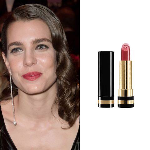<p>Charlotte has also been the face of Gucci's makeup lines in the past, which explains why she's so loyal to their <a href="http://www.vogue.com/article/gucci-beauty-makeup-charlotte-casiraghi-lipstick-milan" target="_blank" data-tracking-id="recirc-text-link">iconic red lipstick</a>. ($39;&nbsp;<a href="https://www.shopspring.com/products/53330398" target="_blank" data-tracking-id="recirc-text-link">shopspring.com</a>)</p><p><a href="https://www.shopspring.com/products/53330398" target="_blank" data-tracking-id="recirc-text-link" class="slide-buy--button">BUY NOW</a></p><p><strong data-redactor-tag="strong" data-verified="redactor">RELATED: </strong><a href="http://www.redbookmag.com/beauty/makeup-skincare/advice/g758/best-drugstore-lipstick/" target="_blank" data-tracking-id="recirc-text-link"><strong data-redactor-tag="strong" data-verified="redactor">The 10 Best Drugstore Lipsticks</strong></a></p>