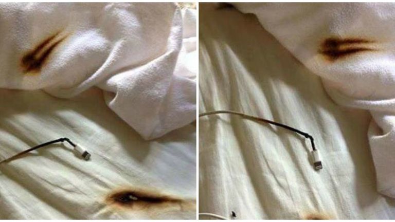 charging your phone in bed