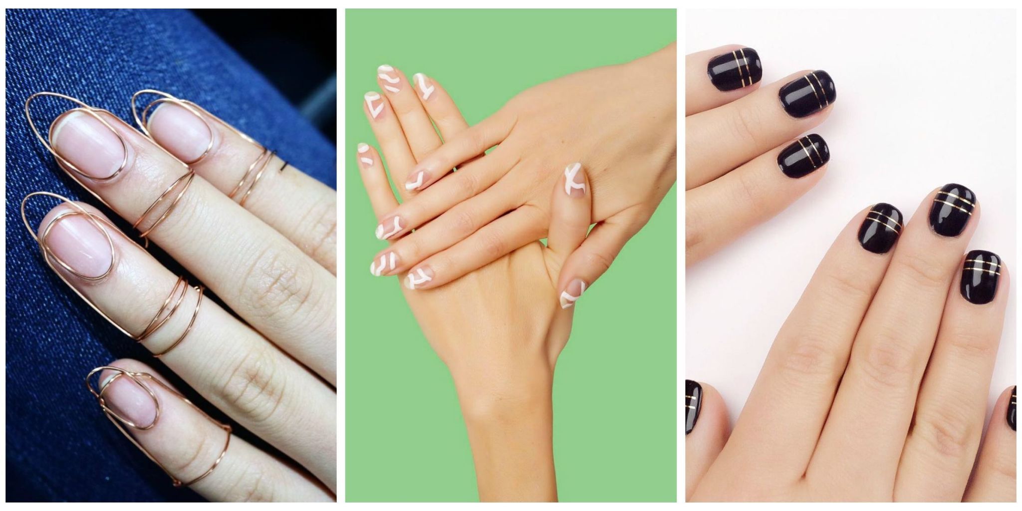 Manicure nail design for beautiful girls, summer 2017 Stock Photo - Alamy