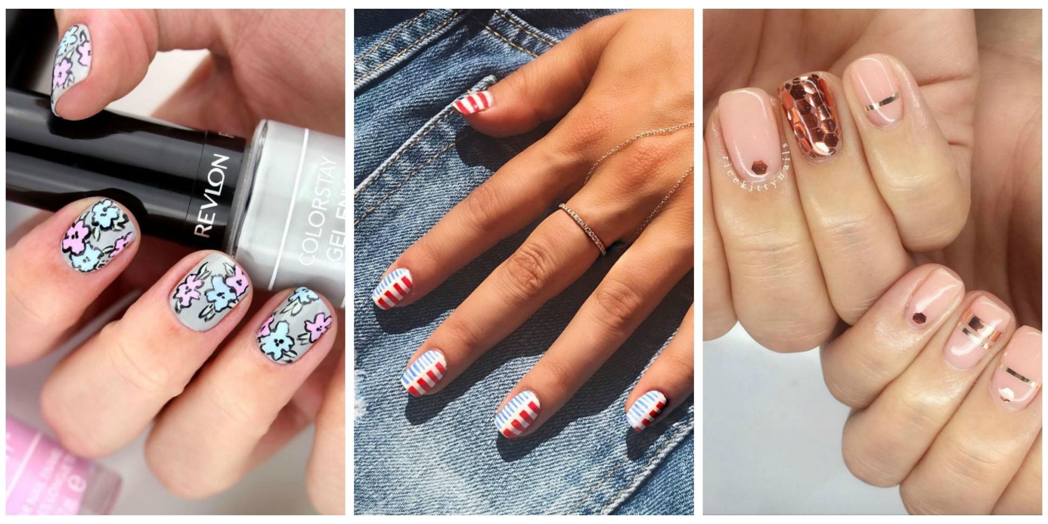 Colorful summer nails, glitter nails, gels nail extension and more by @Cava  Nail Spa