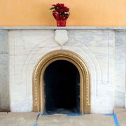 Arch, Architecture, Room, Fireplace, Door, Hearth, Building, 