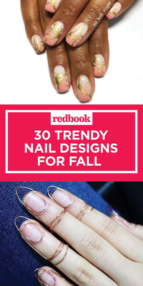 34 Fall Nail Designs For 2017 - Cute Autumn Manicure Ideas