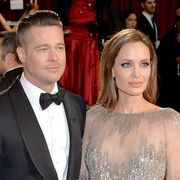 Brad Pitt and Angelina Jolie at the Academy Awards, 2014