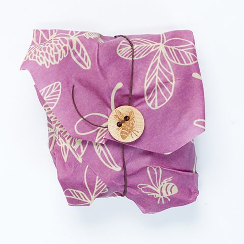 <p>If you want to be as environmentally friendly as you are chic (and you do, right?), consider packing your sandwich in this pretty beeswax-treated cotton you rinse and reuse ($11; <a href="https://www.beeswrap.com/collections/sandwich-wrap/products/new-sandwich-wrap-in-clover-print" target="_blank" data-tracking-id="recirc-text-link">beeswrap.com</a>).</p><p><span class="redactor-invisible-space" data-verified="redactor" data-redactor-tag="span" data-redactor-class="redactor-invisible-space"></span></p>