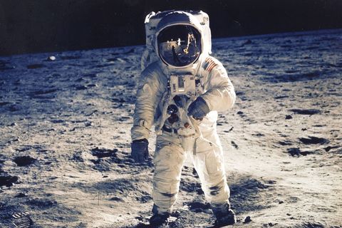 <p>Astronaut Edwin E. Aldrin Jr. is photographed walking near the lunar module during the Apollo 11 extravehicular activity.&nbsp;<span class="redactor-invisible-space" data-verified="redactor" data-redactor-tag="span" data-redactor-class="redactor-invisible-space"></span></p>