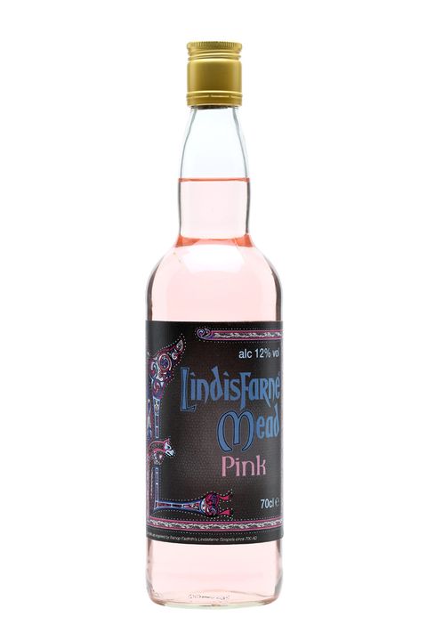 <p>This honey wine is made on the Holy Island of Lindisfarne off the northeastern coast of England by&nbsp;mixing honey into fermented grape juice with water, oranges and herbs.</p><p><em data-redactor-tag="em" data-verified="redactor">Lindisfarne Mead Pink, $12.17</em></p><p><strong data-redactor-tag="strong">BUY IT: <a href="https://www.thewhiskyexchange.com/p/29690/lindisfarne-mead-pink" target="_blank" data-tracking-id="recirc-text-link">thewhiskyexchange.com</a></strong></p>