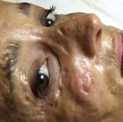 Face, Skin, Close-up, Nose, Head, Eye, Forehead, Organ, Wrinkle, Human, 