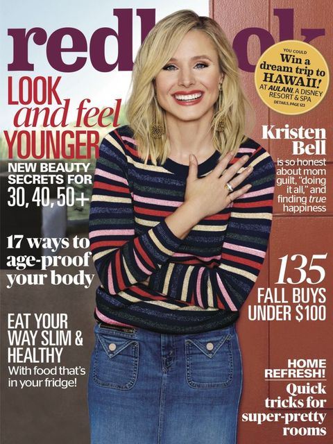 Kristen Bell October 2017 Redbook Magazine Cover — Kristen Bell on