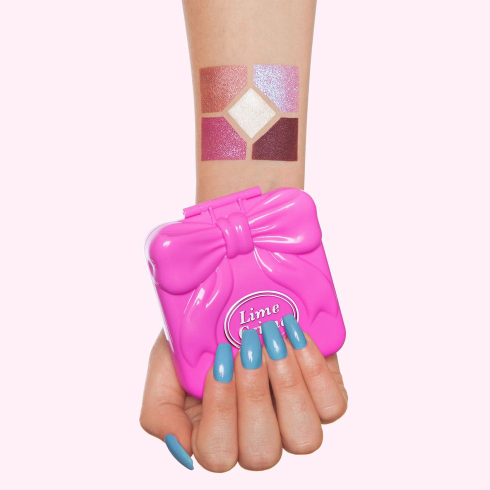 Pink, Finger, Hand, Glove, Nail, Personal protective equipment, Wrist, Joint, Material property, Fashion accessory, 