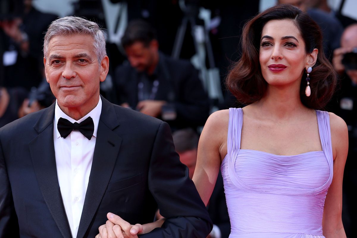 George Clooney and Amal Clooney attend the 74th annual Venice Film Festival.