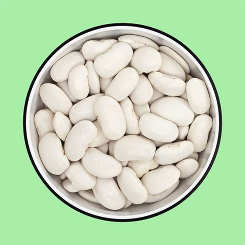 White Beans <p>Like chickpeas, white beans are also cholesterol-fighting superstars: The pulse is a master at lowering your levels, and you can enjoy it multiple different ways: "I love using white beans as a pizza topping," Gorin says.<span class="redactor-invisible-space" data-verified="redactor" data-redactor-tag="span" data-redactor-class="redactor-invisible-space"></span></p>