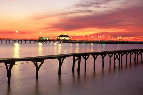 <p>With a pier like that in the background, how could anyone say no?&nbsp;</p><p><strong data-redactor-tag="strong" data-verified="redactor">RELATED:&nbsp;</strong><a href="http://www.redbookmag.com/life/news/g4385/pippa-middleton-kate-middleton-wedding/" target="_blank" data-tracking-id="recirc-text-link"><strong data-redactor-tag="strong" data-verified="redactor">8 Photos From Pippa Middleton's Wedding That Are Exactly the Same As Kate Middleton's Wedding</strong></a></p>