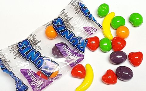 <p>If you want to hand out candy-coated gobs of sugar, at least go for Nerds. Banana-flavored treats should be against the Geneva Convention.</p>