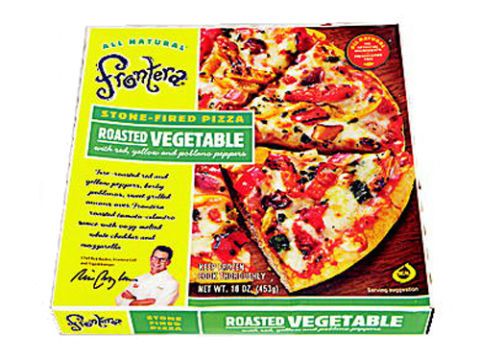 frontera roasted vegetable frozen pizza