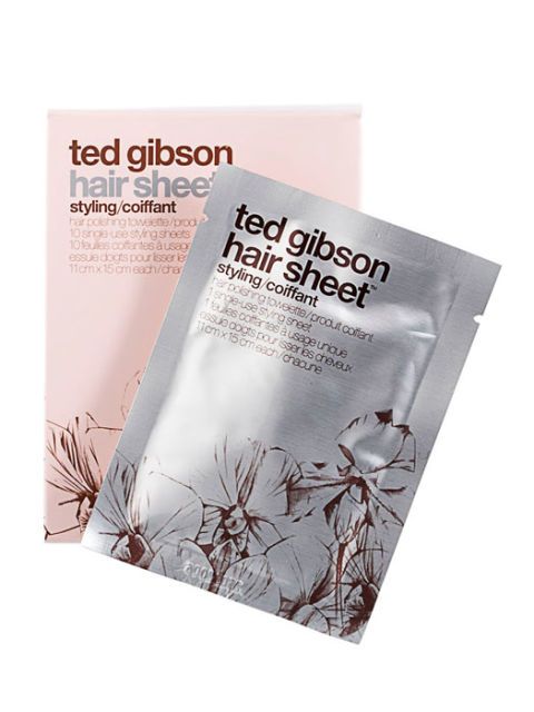 ted gibson hair styling sheet