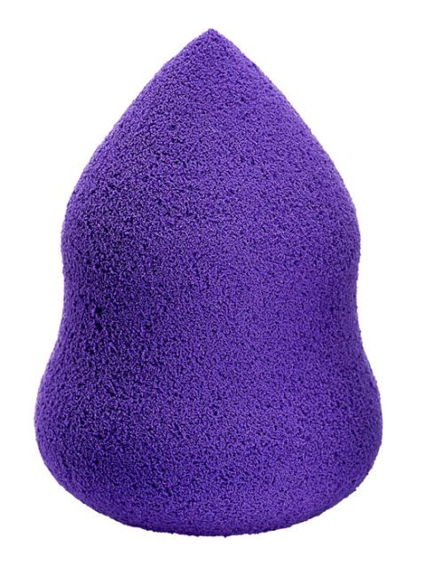 purple makeup sponge