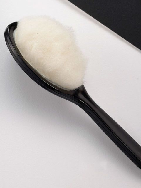 makeup softening paddle with wool