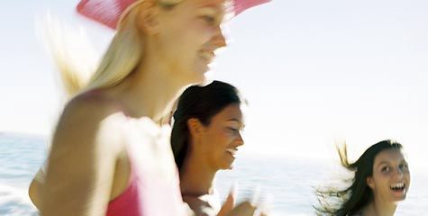 Mujeres en la playa