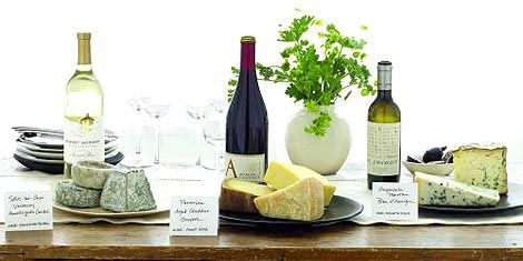 Wine and Cheese Tasting Menus