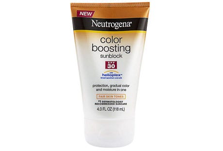 Neutrogena Color Boosting Sunblock SPF 30 in Fair, neutrogena color boosting sunblock