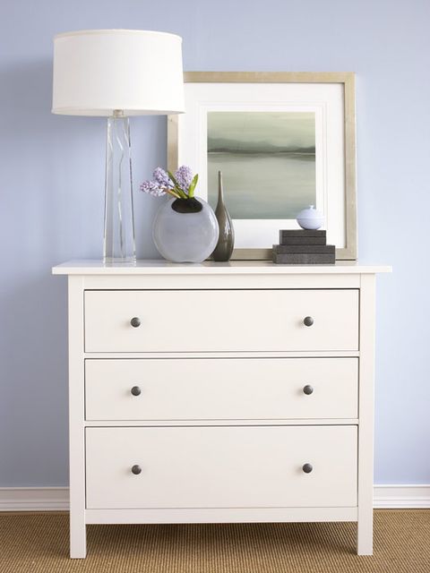 plain white dresser