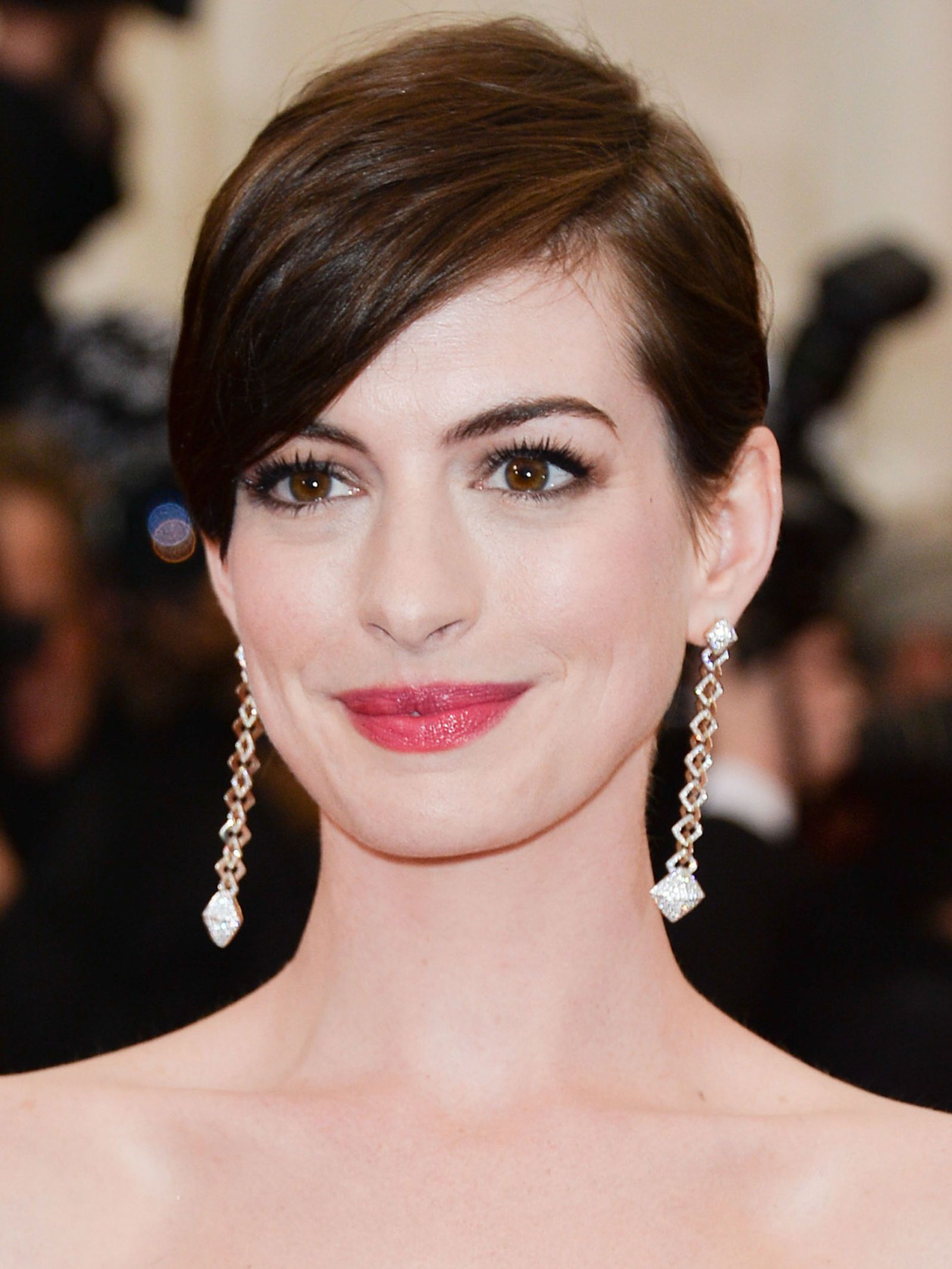 50 Short Hairstyles That Looks so Sassy : Long Pixie Straight Hair with  Long Bangs
