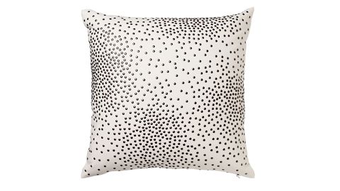 studded decorative pillow