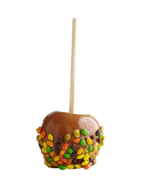 Toppings: candy apple toppings